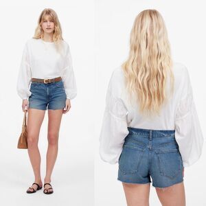 NWT ✨ Madewell Perfect Vintage Short in Lockeford distressed wash, size 29